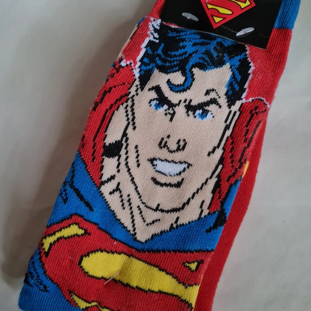 SUPERMAN Crew Socks - Set of 2 pairs 🧦🧦 Brand-New!